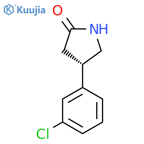 (S)-4-(3-Chlorophenyl)pyrrolidin-2-one structure
