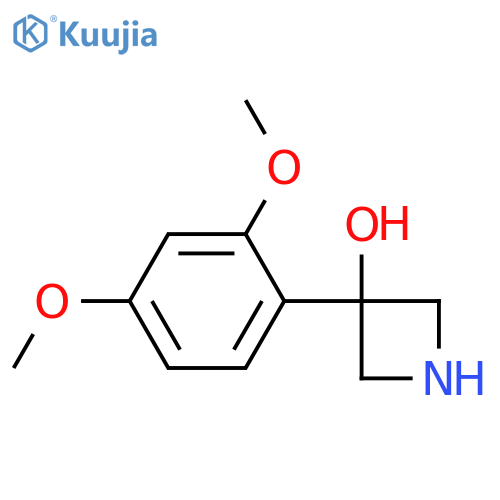 3-(2,4-dimethoxyphenyl)azetidin-3-ol structure