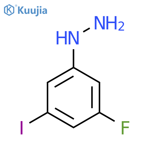 3-Fluoro-5-iodophenylhydrazine structure