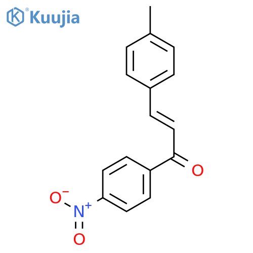 2-Propen-1-one, 3-(4-methylphenyl)-1-(4-nitrophenyl)- structure