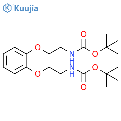 Bis(O-(N-benzyl-N-(1,1-dimethylethoxy)carbonyl-ethylamine)) Catechol structure