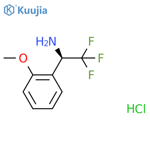 (R)-2,2,2-trifluoro-1-(2-methoxyphenyl)ethanamine-HCl structure