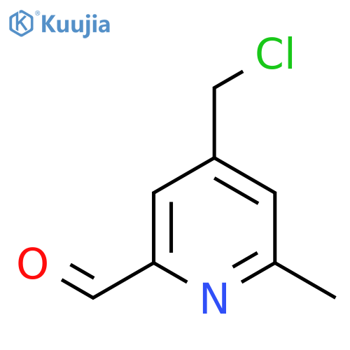 4-(Chloromethyl)-6-methylpyridine-2-carbaldehyde structure