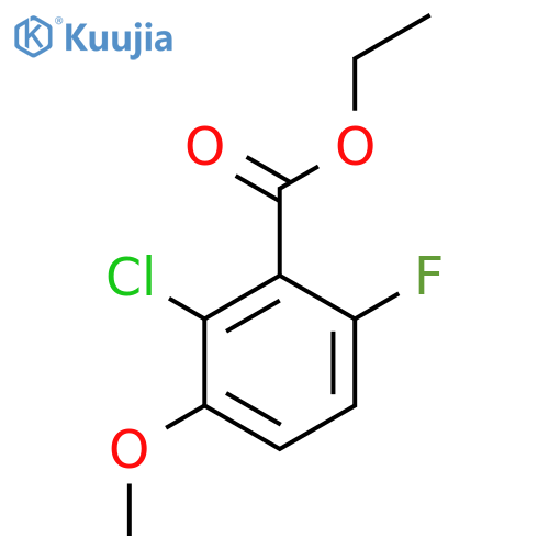 Ethyl 2-chloro-6-fluoro-3-methoxybenzoate structure