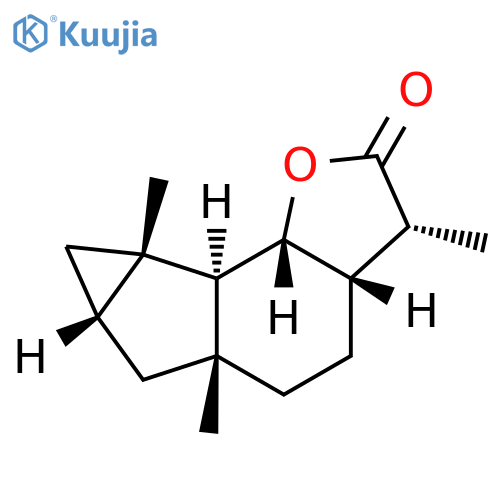 Cycloprop[2,3]indeno[4,5-b]furan-2(3H)-one,decahydro-3,5a,7a-trimethyl-, (3R,3aS,5aR,6aS,7aS,7bS,7cR)- structure