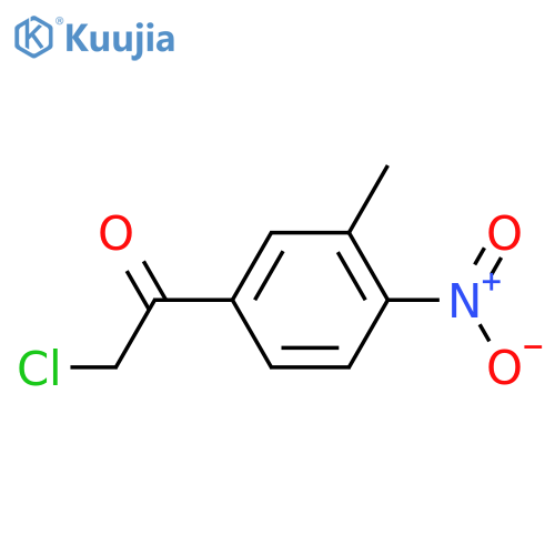 2-chloro-1-(3-methyl-4-nitrophenyl)ethan-1-one structure