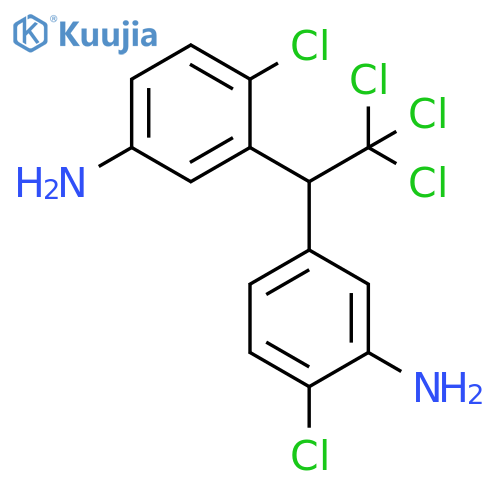 Benzenamine,5-[1-(5-amino-2-chlorophenyl)-2,2,2-trichloroethyl]-2-chloro- structure