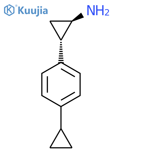 trans-2-(4-Cyclopropylphenyl)cyclopropanamine structure