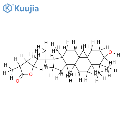 (3alpha,23R,25R)-3-Hydroxycycloartan-26,23-oic acid structure