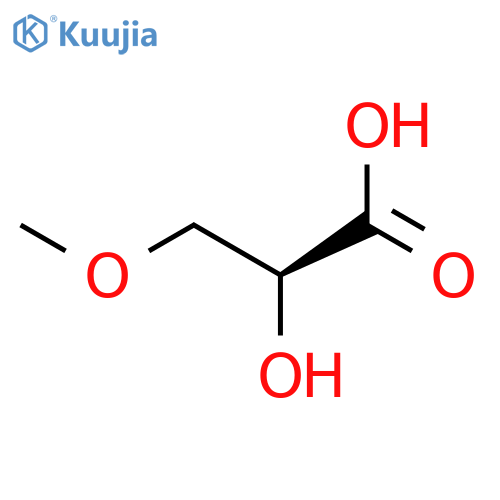 (2S)-2-hydroxy-3-methoxypropanoic acid structure