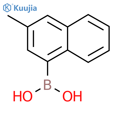 2-Methylnaphthalene-4-boronic acid structure