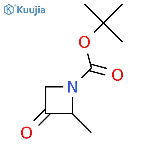 Tert-butyl 2-methyl-3-oxoazetidine-1-carboxylate structure