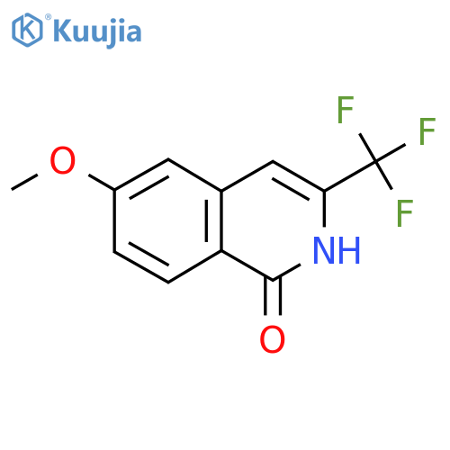 1(2H)-Isoquinolinone, 6-methoxy-3-(trifluoromethyl)- structure