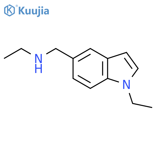 Ethyl[(1-ethyl-1H-indol-5-yl)methyl]amine structure