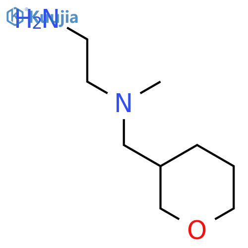 (2-aminoethyl)(methyl)[(oxan-3-yl)methyl]amine structure