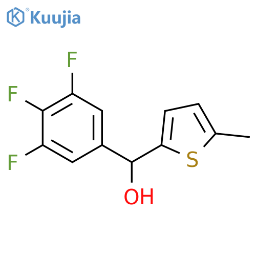 (5-methylthiophen-2-yl)-(3,4,5-trifluorophenyl)methanol structure