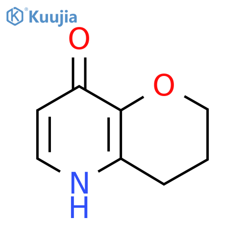 3,4-Dihydro-2H-pyrano[3,2-b]pyridin-8-ol structure