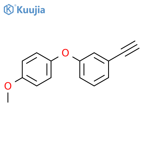 Benzene,1-ethynyl-3-(4-methoxyphenoxy)- structure