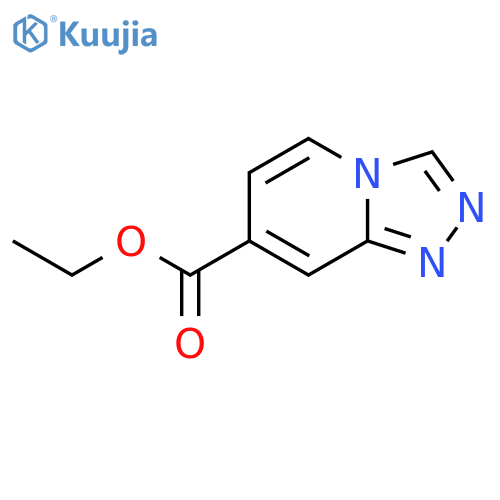 Ethyl [1,2,4]triazolo[4,3-a]pyridine-7-carboxylate structure