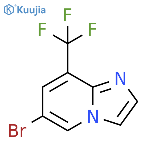 6-Bromo-8-(trifluoromethyl)imidazo[1,2-a]pyridine structure