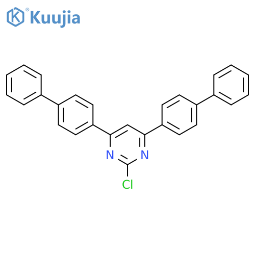 4,6-Di([1,1'-biphenyl]-4-yl)-2-chloropyrimidine structure