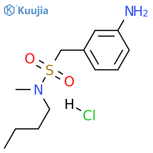 1-(3-aminophenyl)-N-butyl-N-methylmethanesulfonamide hydrochloride structure