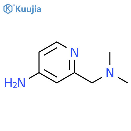 2-(dimethylamino)methylpyridin-4-amine structure