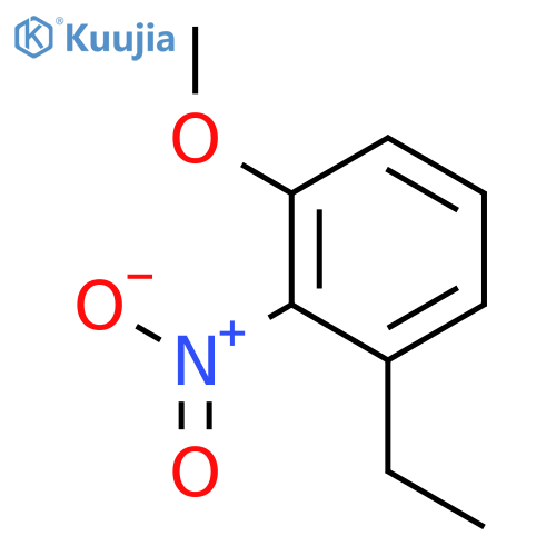 1-ethyl-3-methoxy-2-nitrobenzene structure