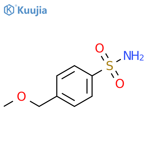 4-(methoxymethyl)benzene-1-sulfonamide structure