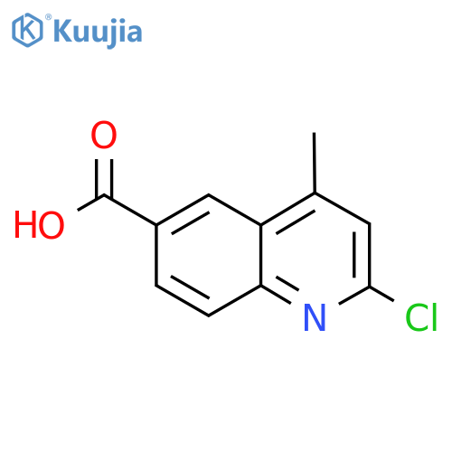2-Chloro-4-methylquinoline-6-carboxylic acid structure