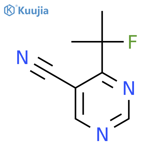 4-(2-Fluoropropan-2-yl)pyrimidine-5-carbonitrile structure