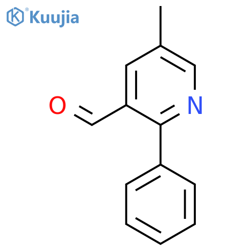 5-Methyl-2-phenylpyridine-3-carboxaldehyde structure