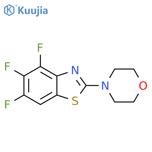 4,5,6-trifluoro-2-(morpholin-4-yl)-1,3-benzothiazole structure