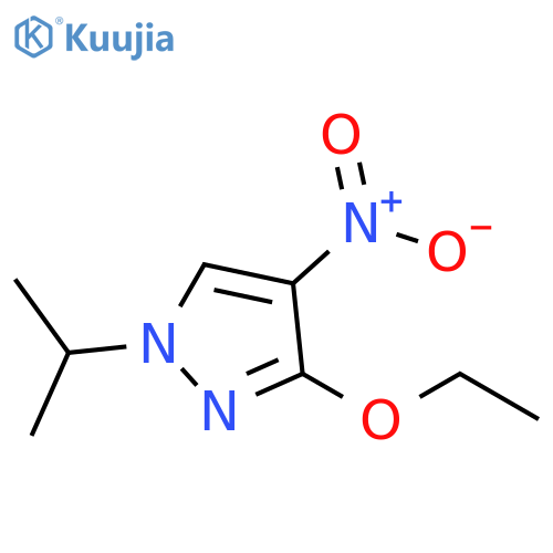 3-Ethoxy-1-isopropyl-4-nitro-1H-pyrazole structure