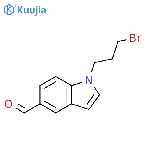 1-(3-Bromopropyl)-1H-indole-5-carbaldehyde structure