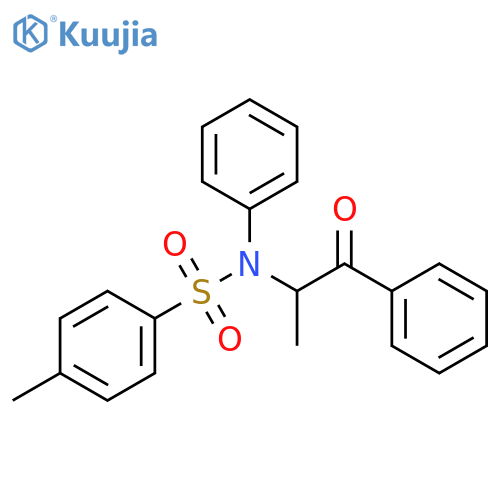 Benzenesulfonamide,4-methyl-N-(1-methyl-2-oxo-2-phenylethyl)-N-phenyl- structure