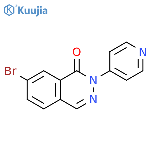 7-Bromo-2-pyridin-4-yl-2H-phthalazin-1-one structure
