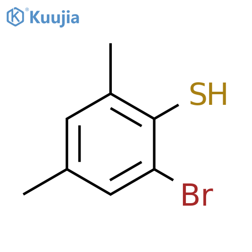 2-Bromo-4,6-dimethylbenzenethiol structure