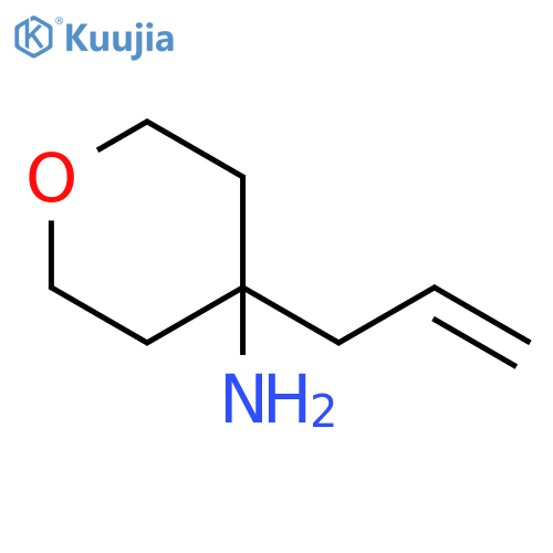 4-(prop-2-en-1-yl)oxan-4-amine structure