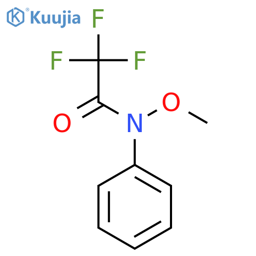 Acetamide, 2,2,2-trifluoro-N-methoxy-N-phenyl- structure