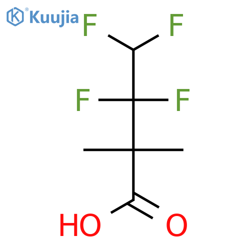 3,3,4,4-tetrafluoro-2,2-dimethylbutanoic acid structure