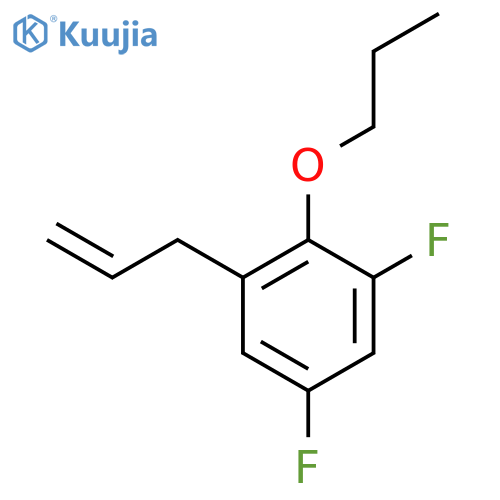 1-Allyl-3,5-difluoro-2-propoxybenzene structure