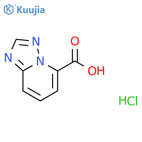 1,2,4triazolo1,5-apyridine-5-carboxylic acid hydrochloride structure
