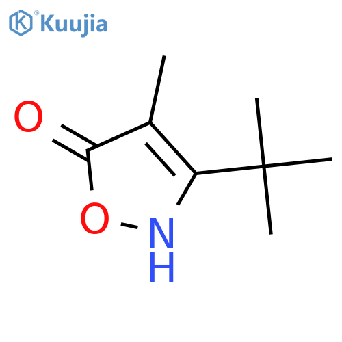 5(2H)-Isoxazolone,3-(1,1-dimethylethyl)-4-methyl- structure