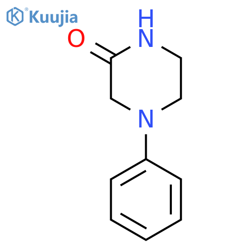 2-Piperazinone, 4-phenyl- structure