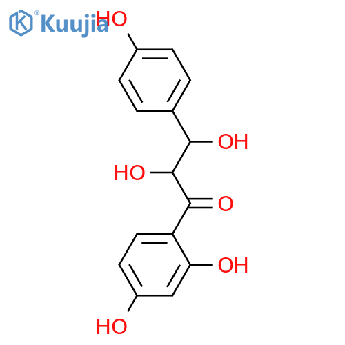 1-(2,4-Dihydroxyphenyl)-2,3-dihydroxy-3-(4-hydroxyphenyl)-1-propanone; (2S,3S)-form structure