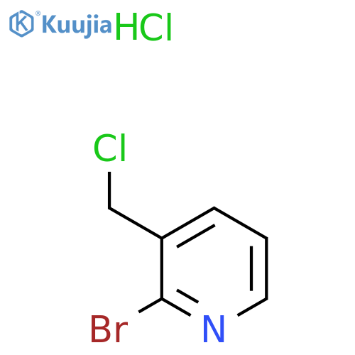 2-Bromo-3-(chloromethyl)pyridine hydrochloride structure