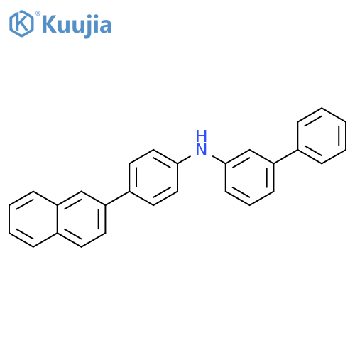 [1,1'-Biphenyl]-3-amine, N-[4-(2-naphthalenyl)phenyl]- structure