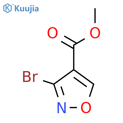 methyl 3-bromo-1,2-oxazole-4-carboxylate structure