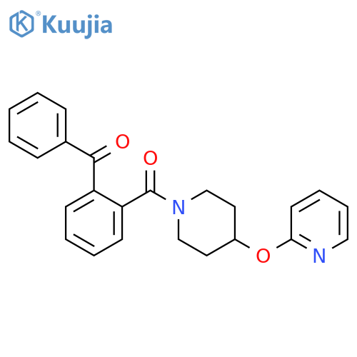 2-{[1-(2-benzoylbenzoyl)piperidin-4-yl]oxy}pyridine structure